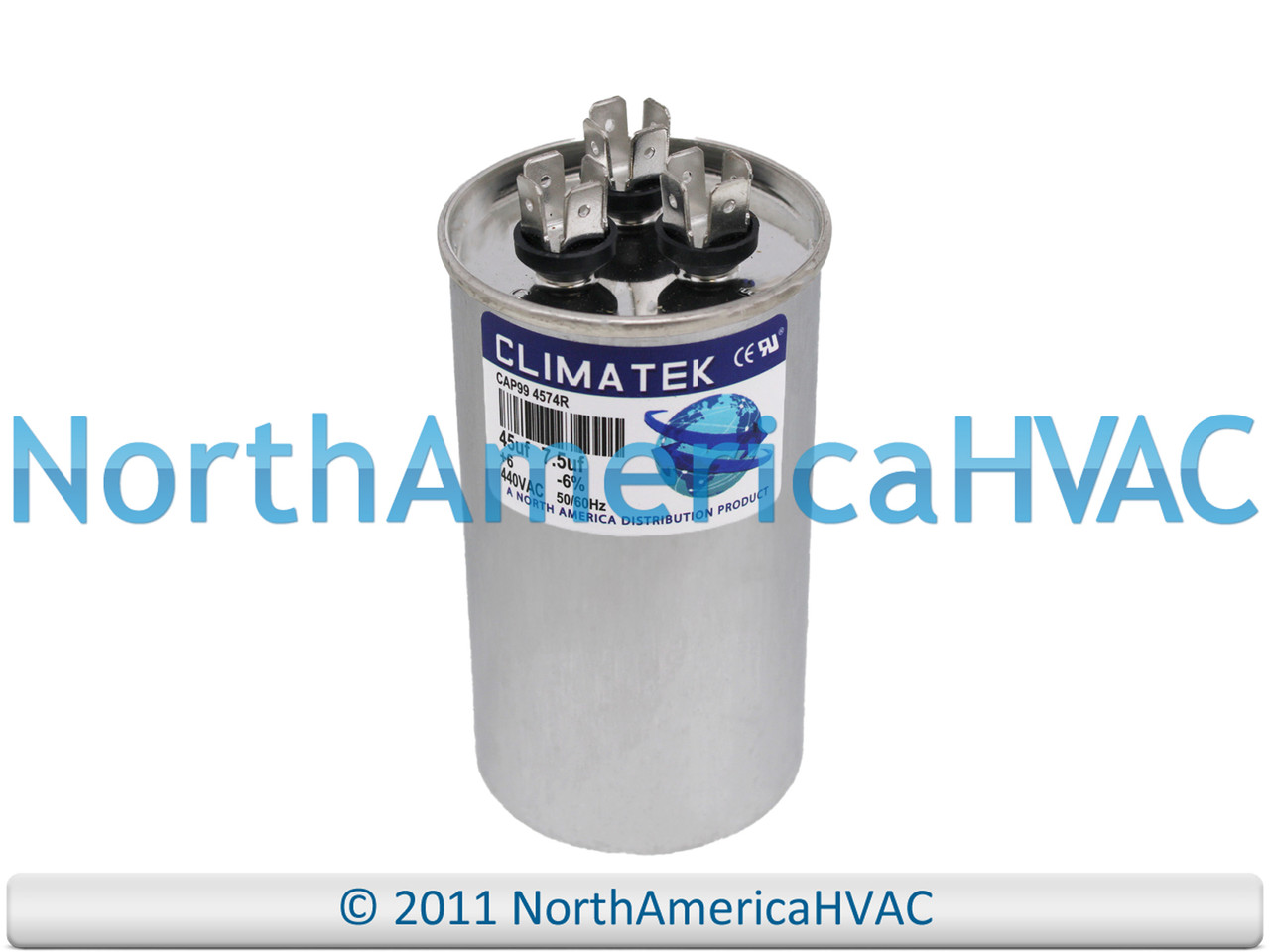 ●JAAZ HC98JA047 HC98JA047D - ClimaTek 45/7.5 uf MFD 370 Volt